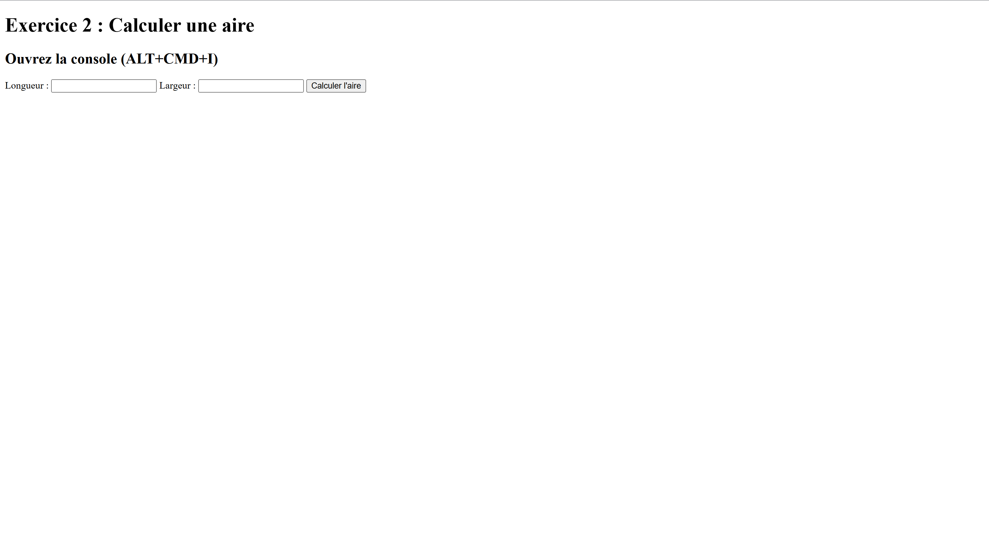 TP3 : Calculer une aire